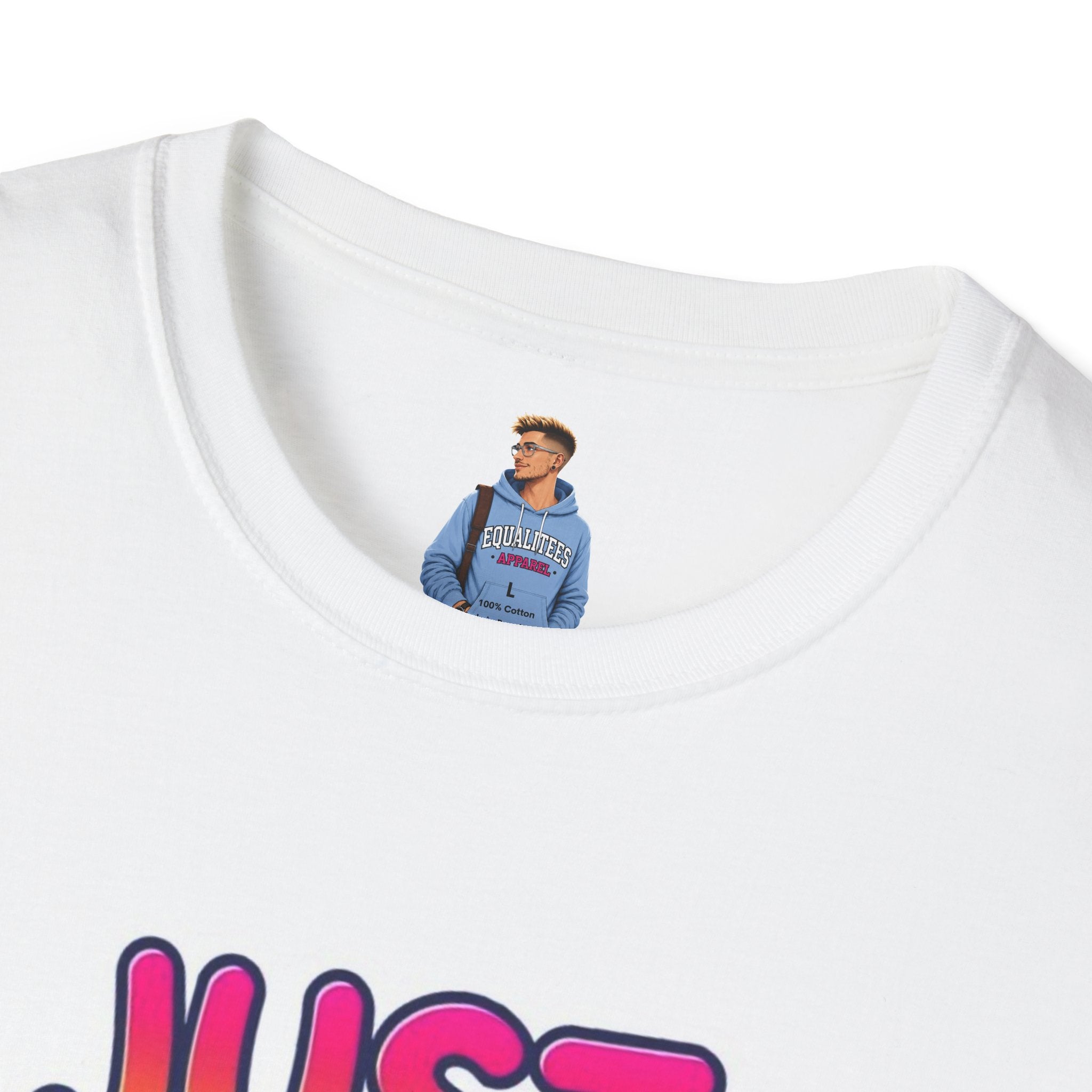 Just Love Unisex Softstyle T-Shirt | Perfect for Pride, Anniversaries, and Everyday Wear