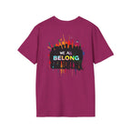 Unisex Softstyle T-Shirt - LGBTQ+ Empowerment T-Shirt: Conversion Therapy is Torture & We All Belong