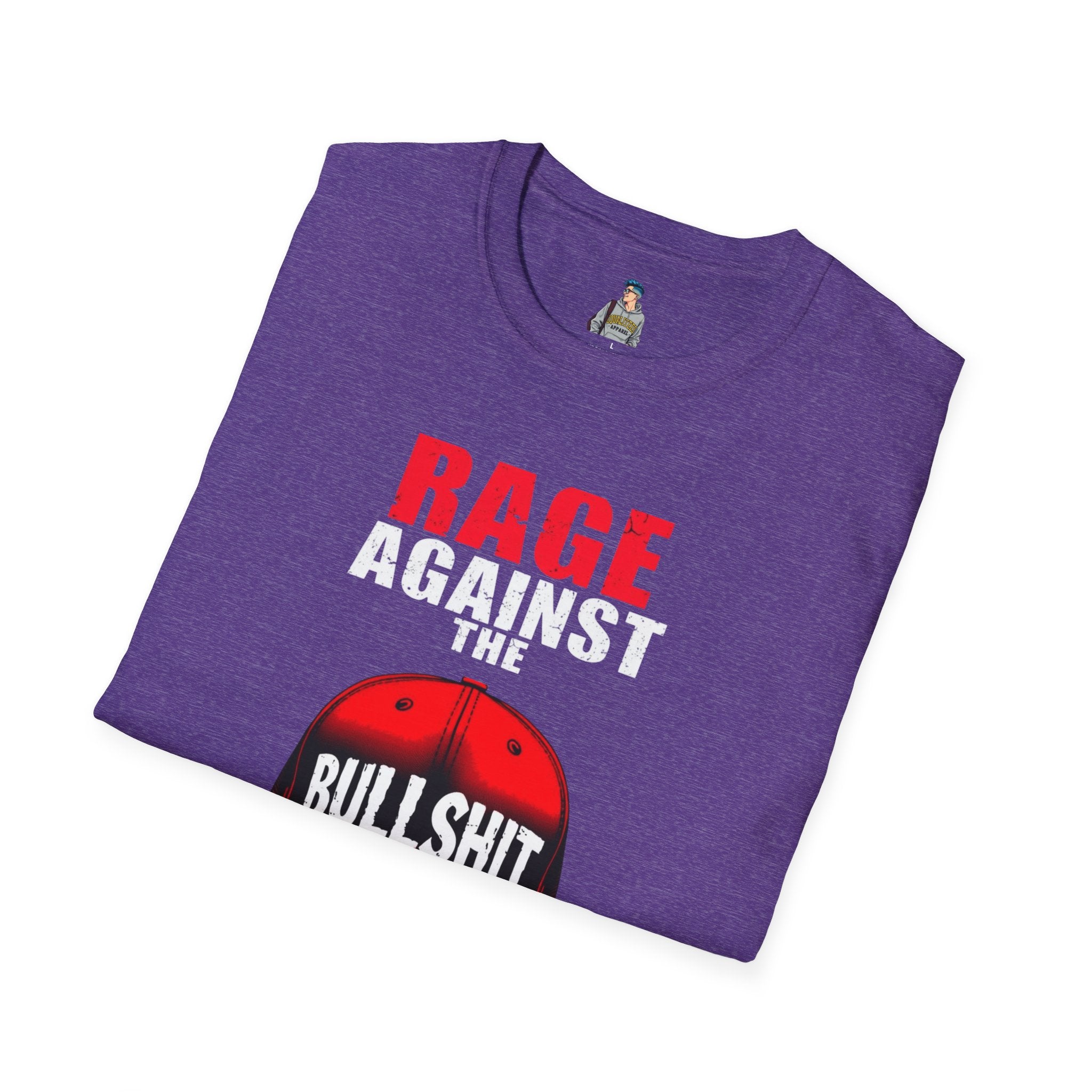 Unisex Softstyle T-Shirt - "Rage Against the BS" Graphic Tee