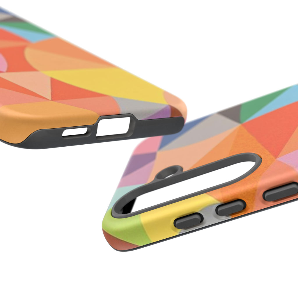 Colorful Geometric Tough Case for Android