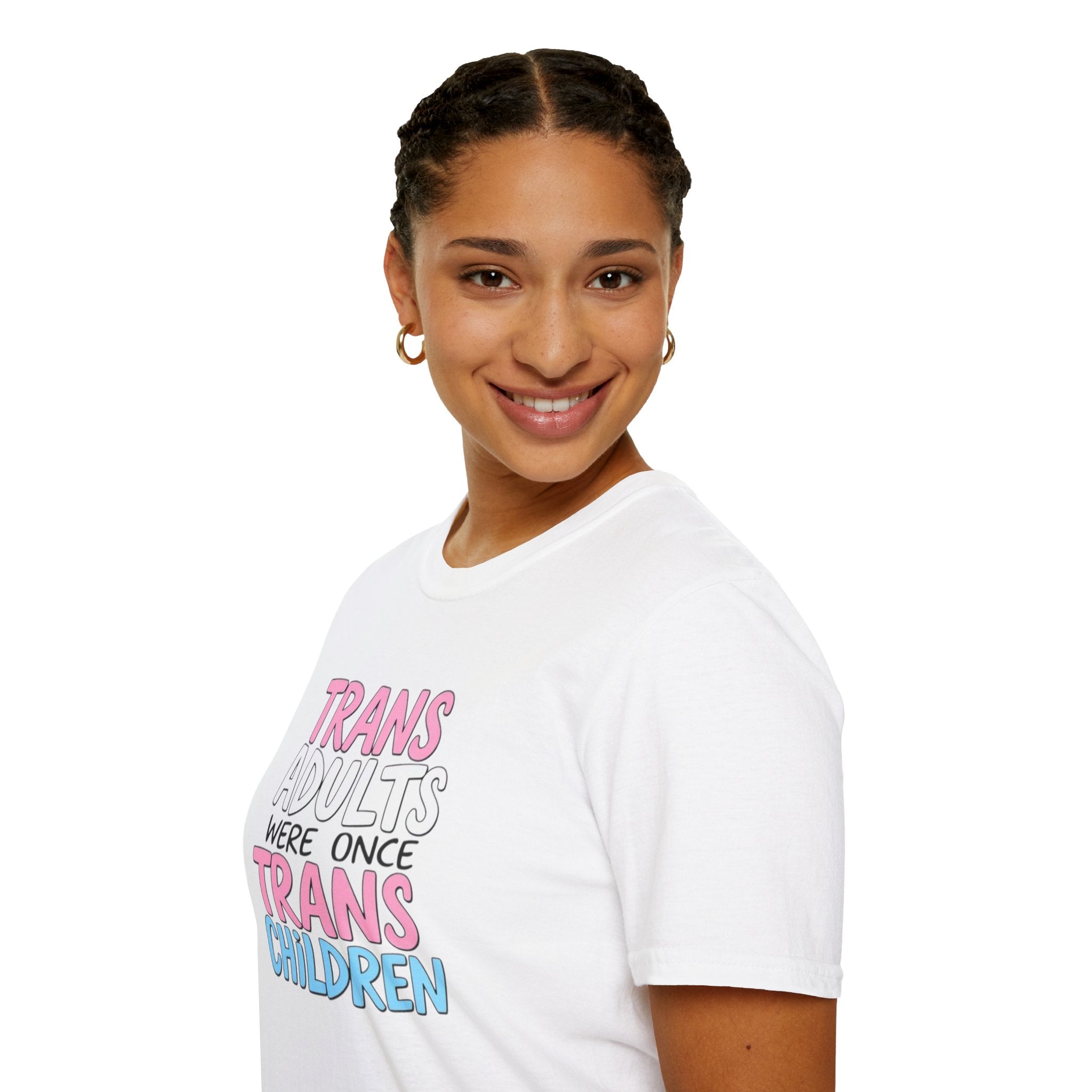 Trans Adults Were Once Trans Children Unisex Tee