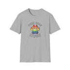 Free Bear Hugs Rainbow Paw T-Shirt