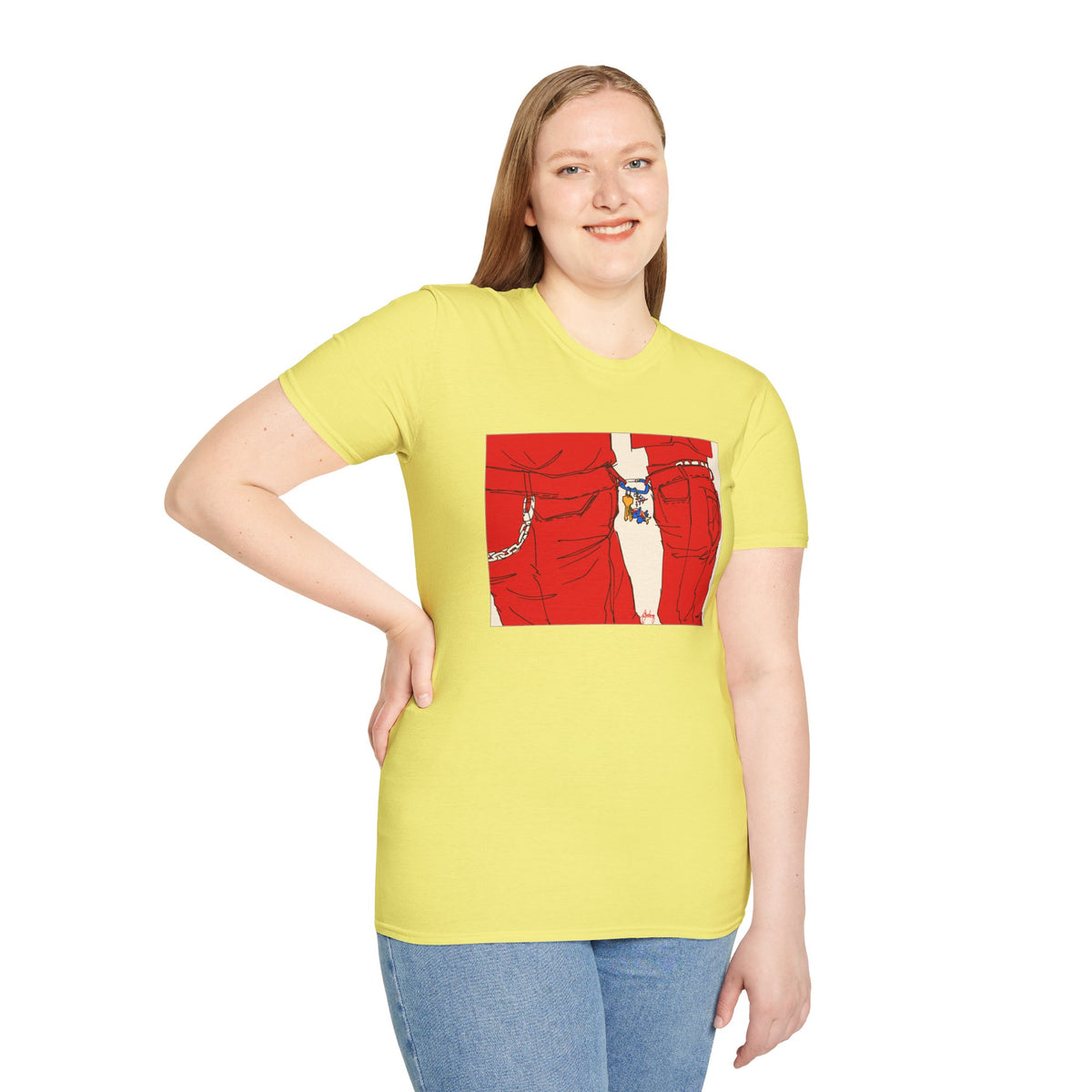Red Jeans by Audrey Pride Tree Las Vegas T-Shirt