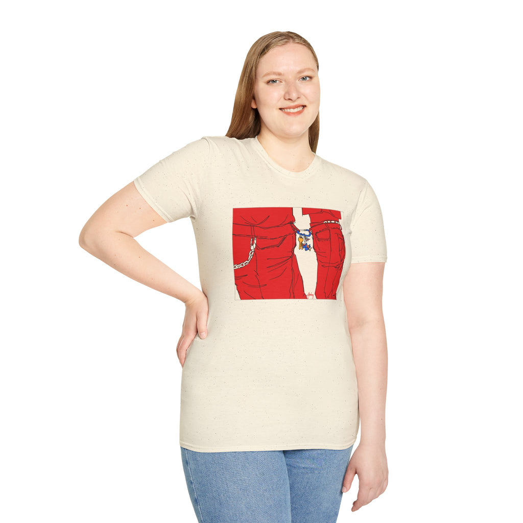 Red Jeans by Audrey Pride Tree Las Vegas T-Shirt