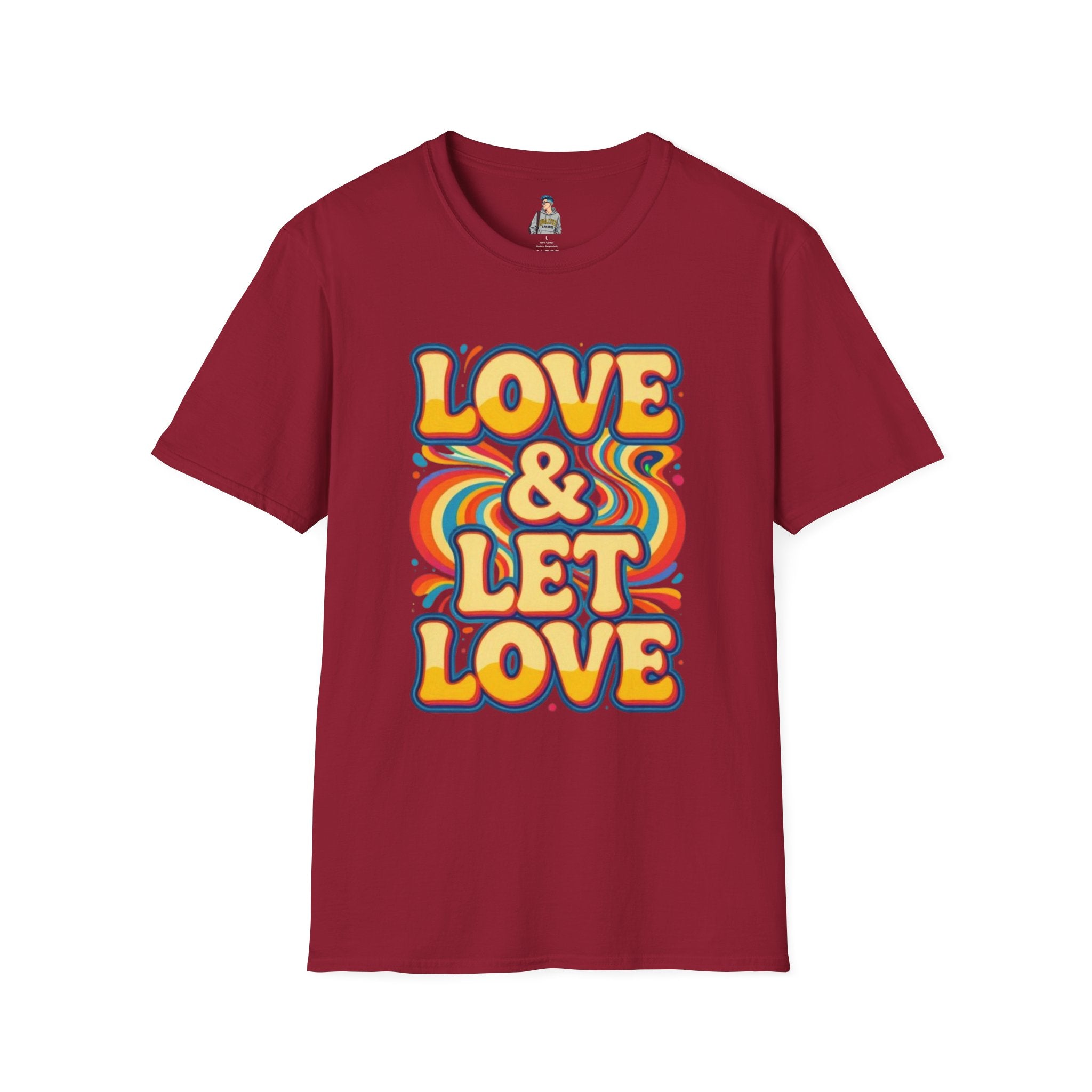 Love & Let Love Retro T-Shirt