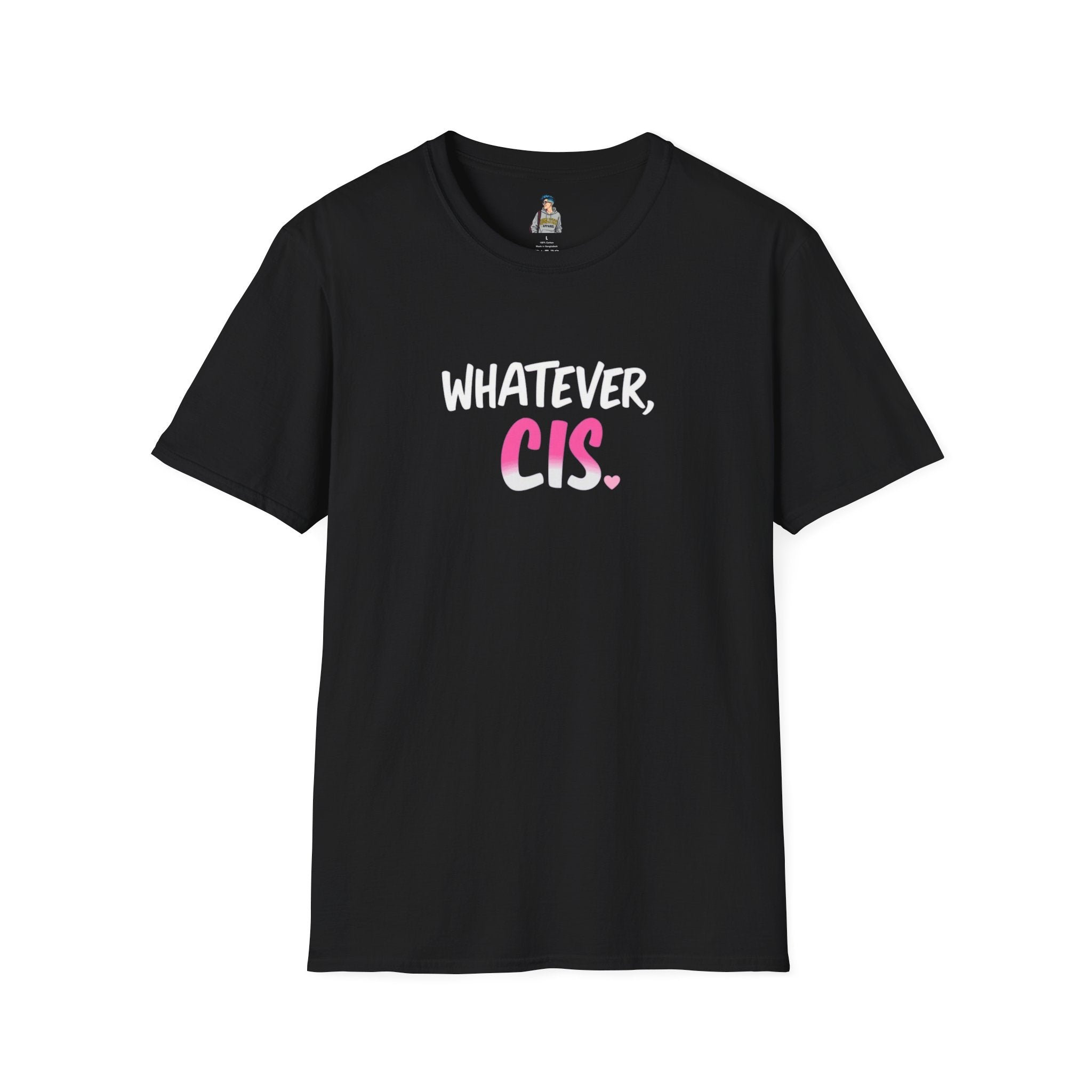 Whatever, CIS Unisex Softstyle T-Shirt - Comfortable and Inclusive Pride Apparel