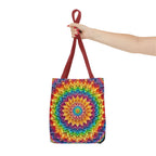 Rainbow Mandala Tote Bag