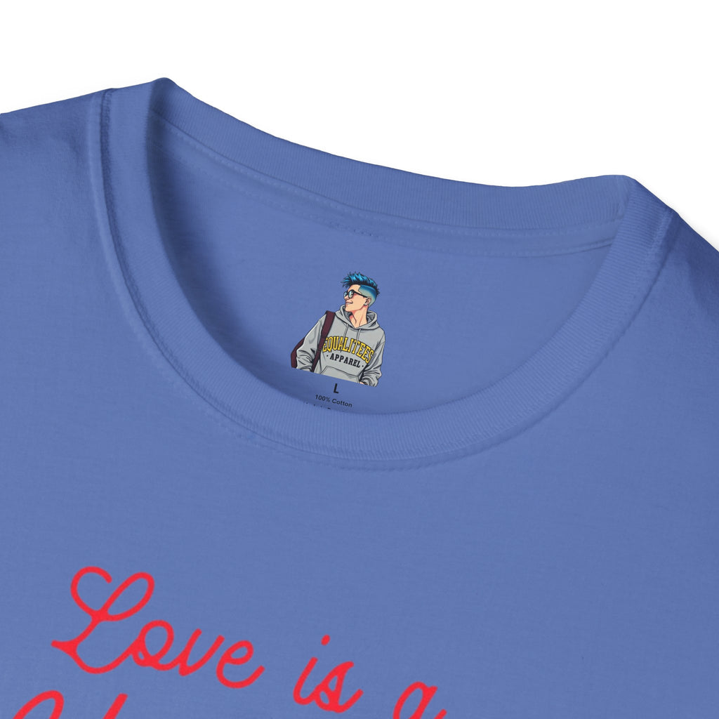 Unisex Softstyle T-Shirt - Love is a Universal Language Tee for Positive Vibes