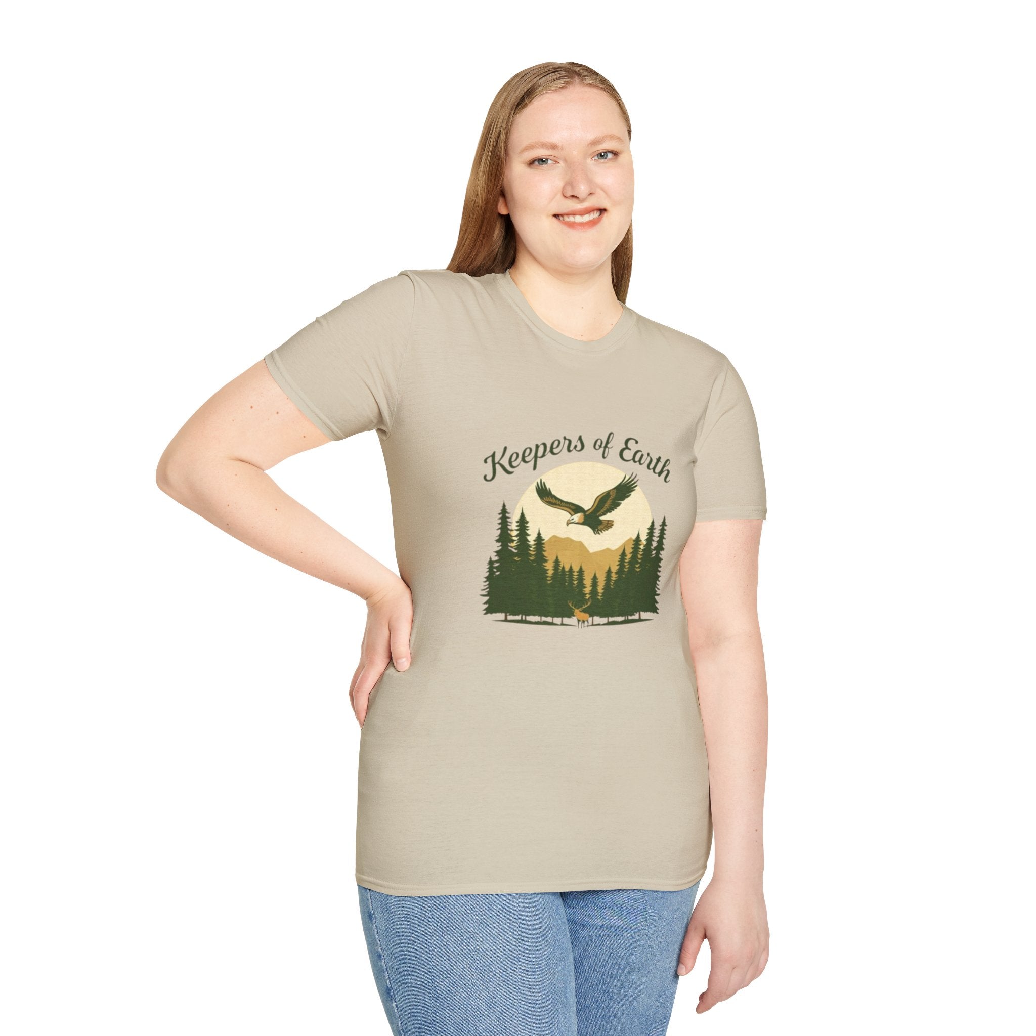 Keepers of the Earth Eagle and Elk T-shirt