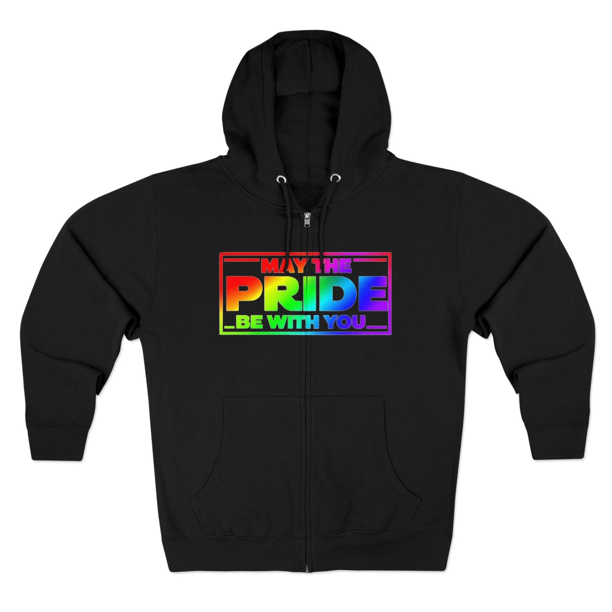 Pride Zip Hoodie - "May the Pride Be with You" Unisex