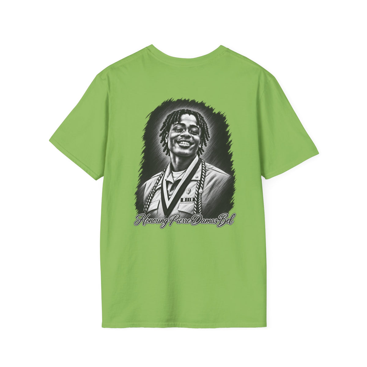 Portrait Front and Back - In Memory of Pierre Damas Bel T-Shirt