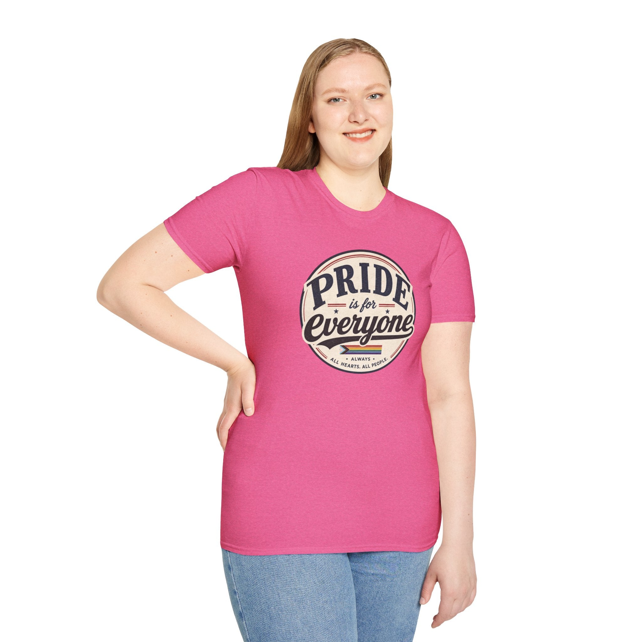 Pride Is for Everyone T-Shirt — Inclusive Retro Pride Tee