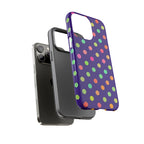 Colorful Polka Dot Tough Phone Case for iPhone
