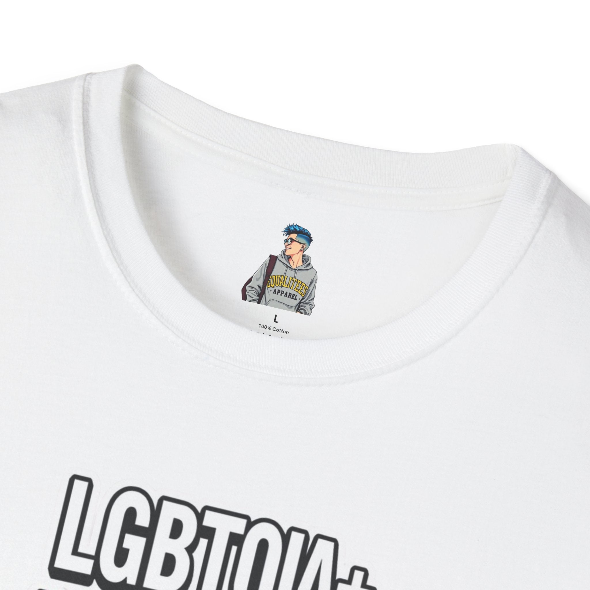 LGBTQIA+ History Is Now Unisex Softstyle T-Shirt