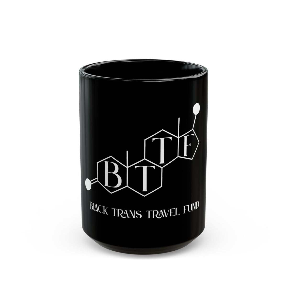 BTTF - Black Trans Travel Fund Black Ceramic Mug 11oz/15oz