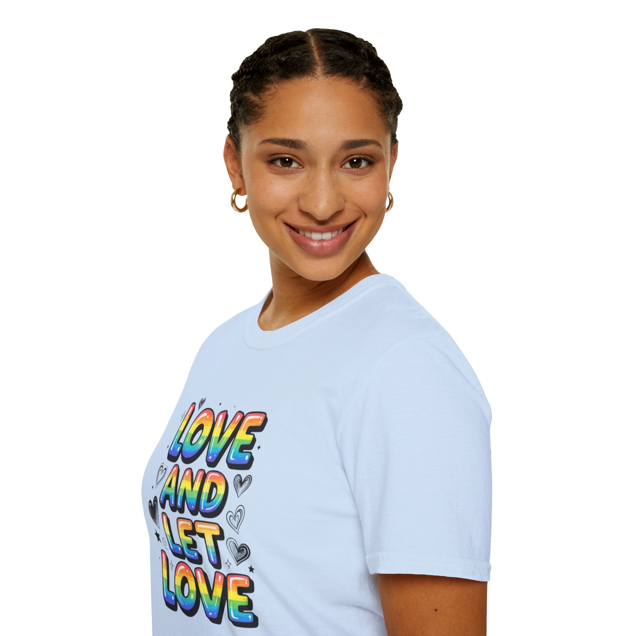 Love and Let Love T-Shirt —  Queer Pride Inspirational Tee