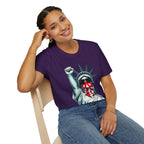 Resist - Patriotic Statue of Liberty T-Shirt - Unisex Softstyle Tee