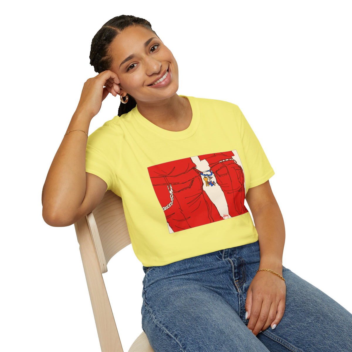 Red Jeans by Audrey Pride Tree Las Vegas T-Shirt
