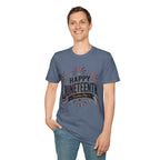 Juneteenth T-Shirt - "Happy Juneteenth" Fireworks Celebration Tee