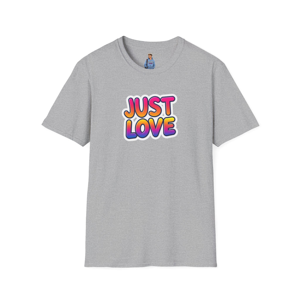 Just Love Unisex Softstyle T-Shirt | Perfect for Pride, Anniversaries, and Everyday Wear