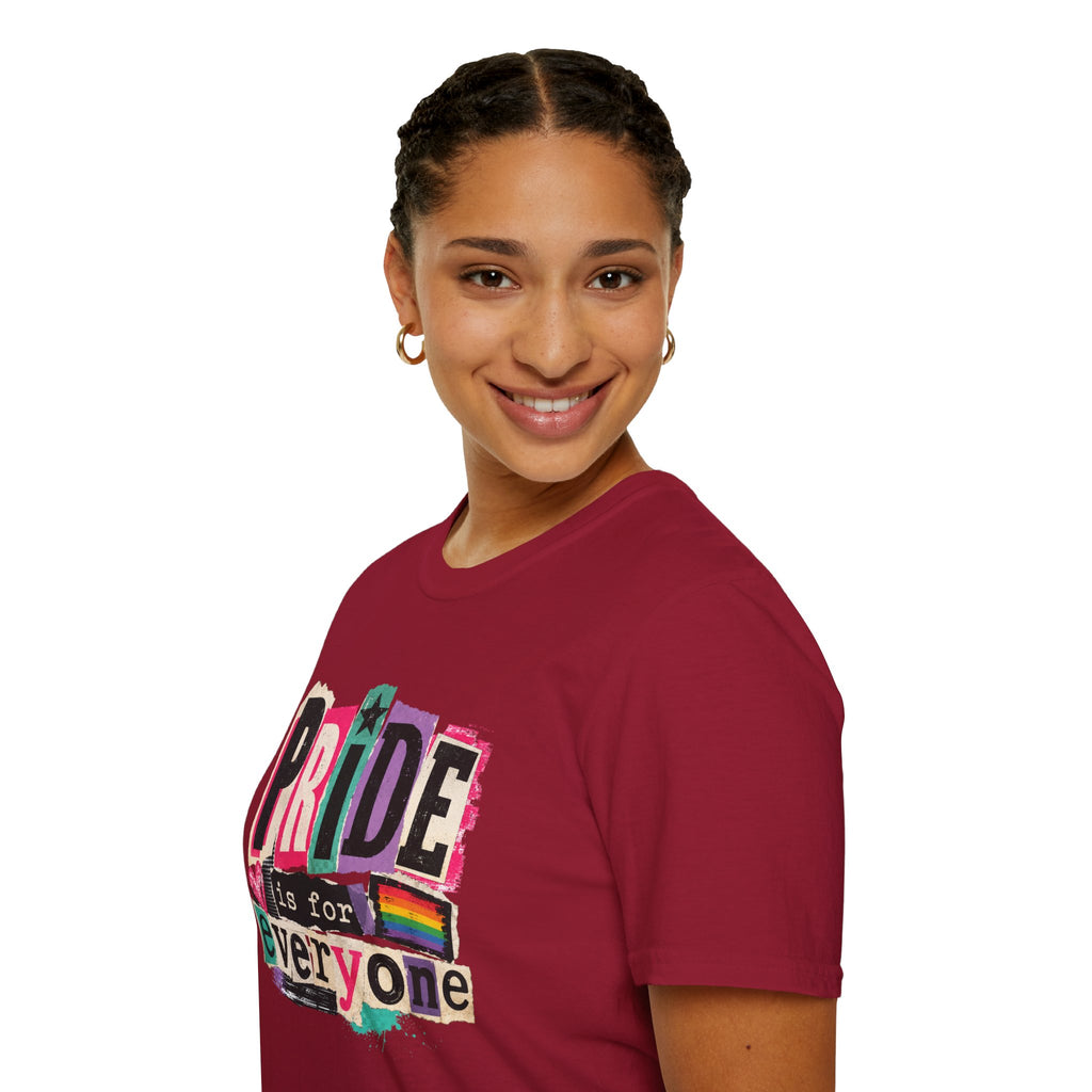 Pride Is for Everyone T-Shirt — Colorful LGBTQ+ Ally Tee
