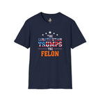 Unisex Patriotic T-Shirt - The Constitution Trumps the Felon