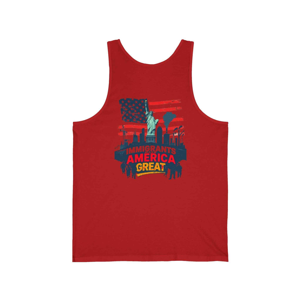 Immigrants Make America Great Tank — 'Estoy Contigo' Latino Pride Graphic Tank Top
