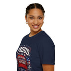 Star Spangled Awesome Graphic Tee ("Proud to Be Delusional Bootlicking Nazi Trash")
