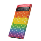 Rainbow Polka-Dot Tough Case for Android