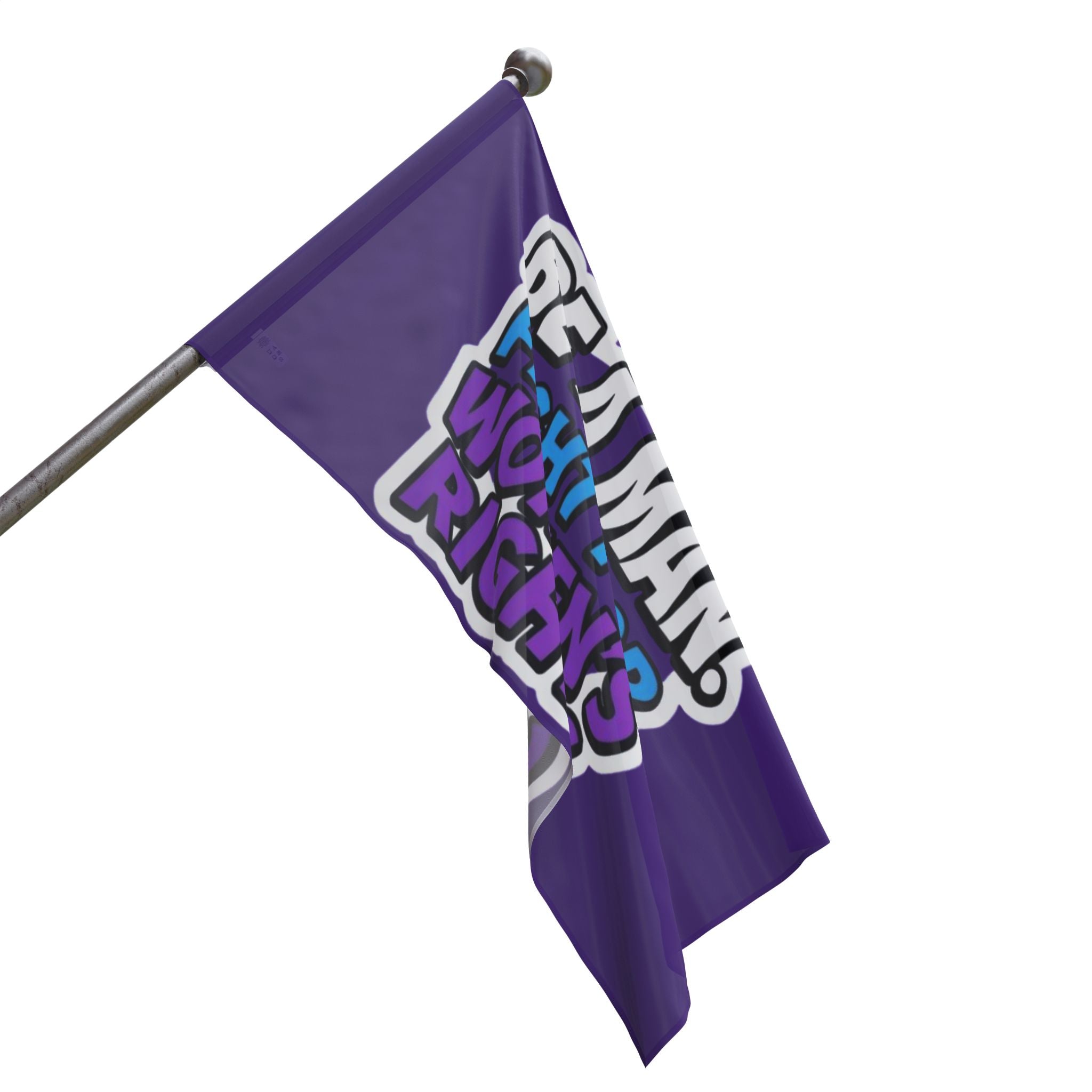 Be a MAN. Fight for Women's Rights - Protest Flag