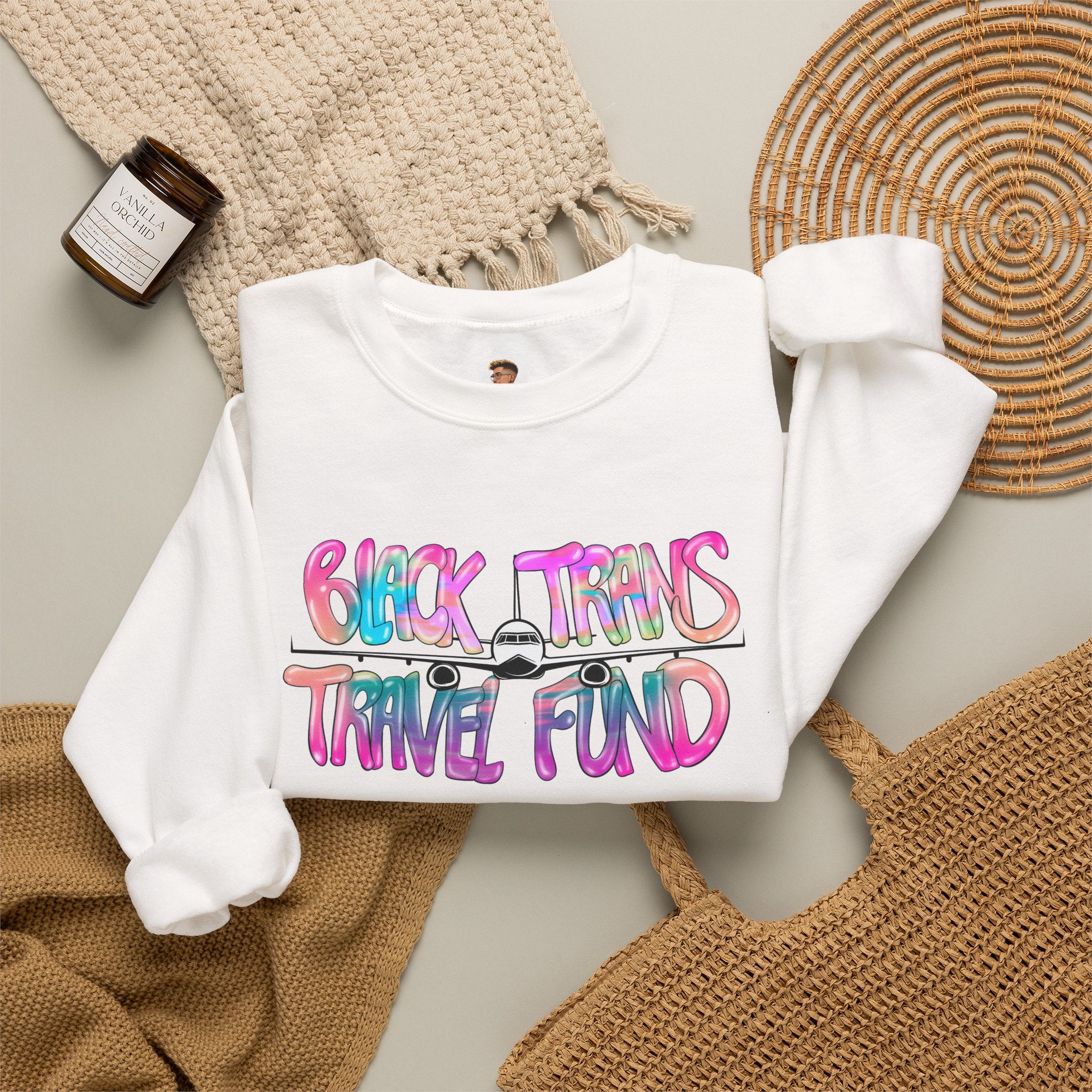 BTTF - Black Trans Travel Fund Unisex Crewneck Sweatshirt