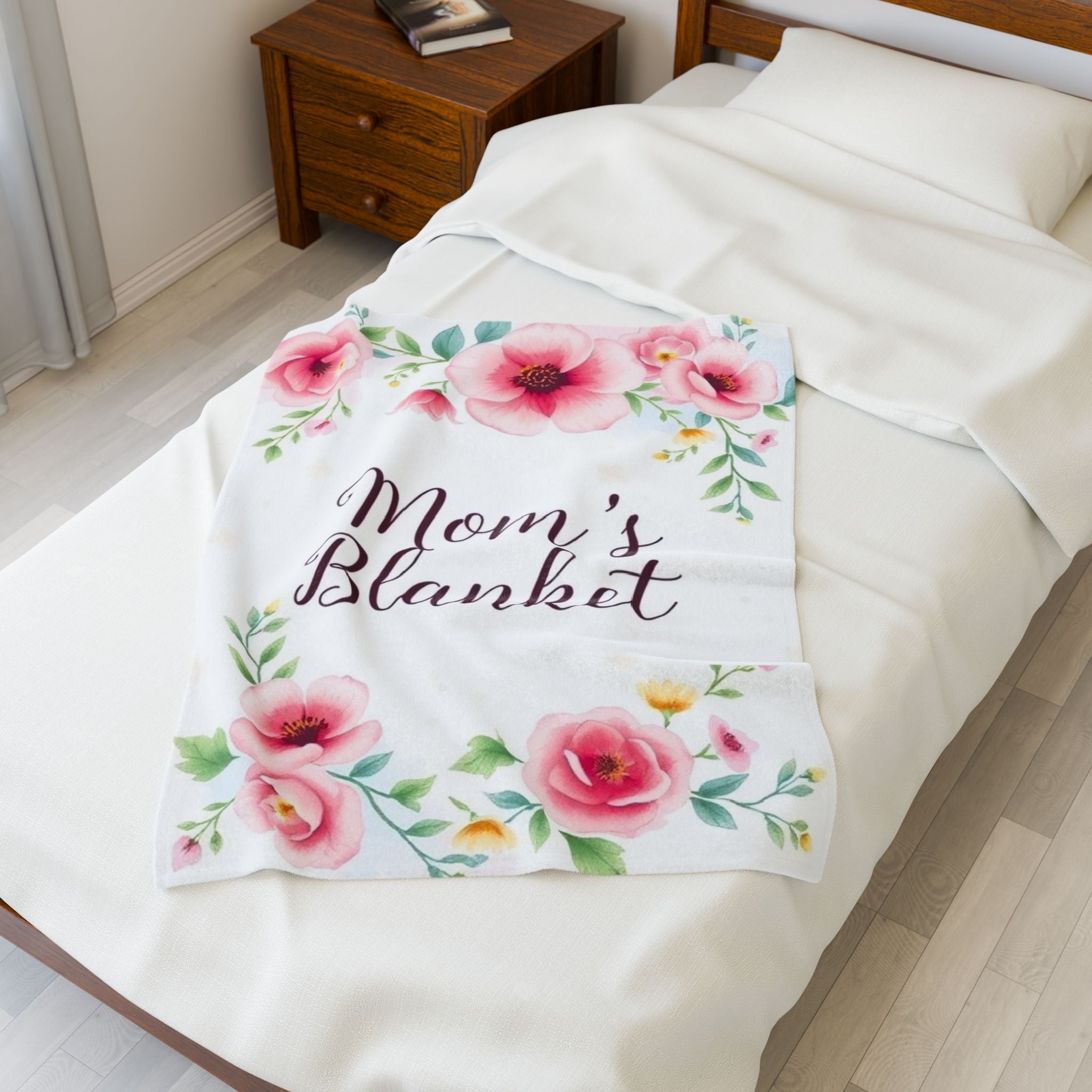 Mom's Blanket Velveteen Plush Blanket – For Comfort and Warmth