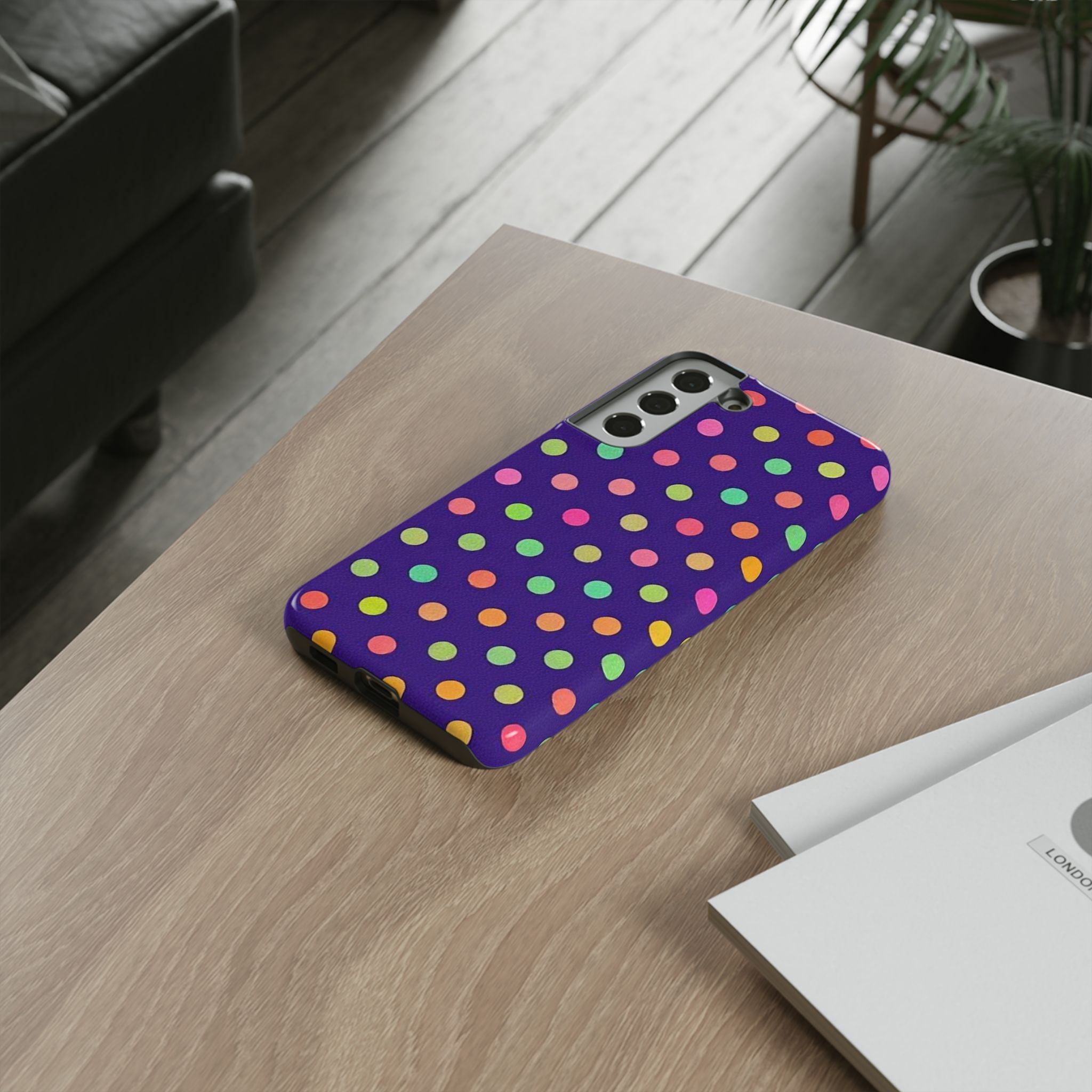 Colorful Polka-Dot Tough Case for Android
