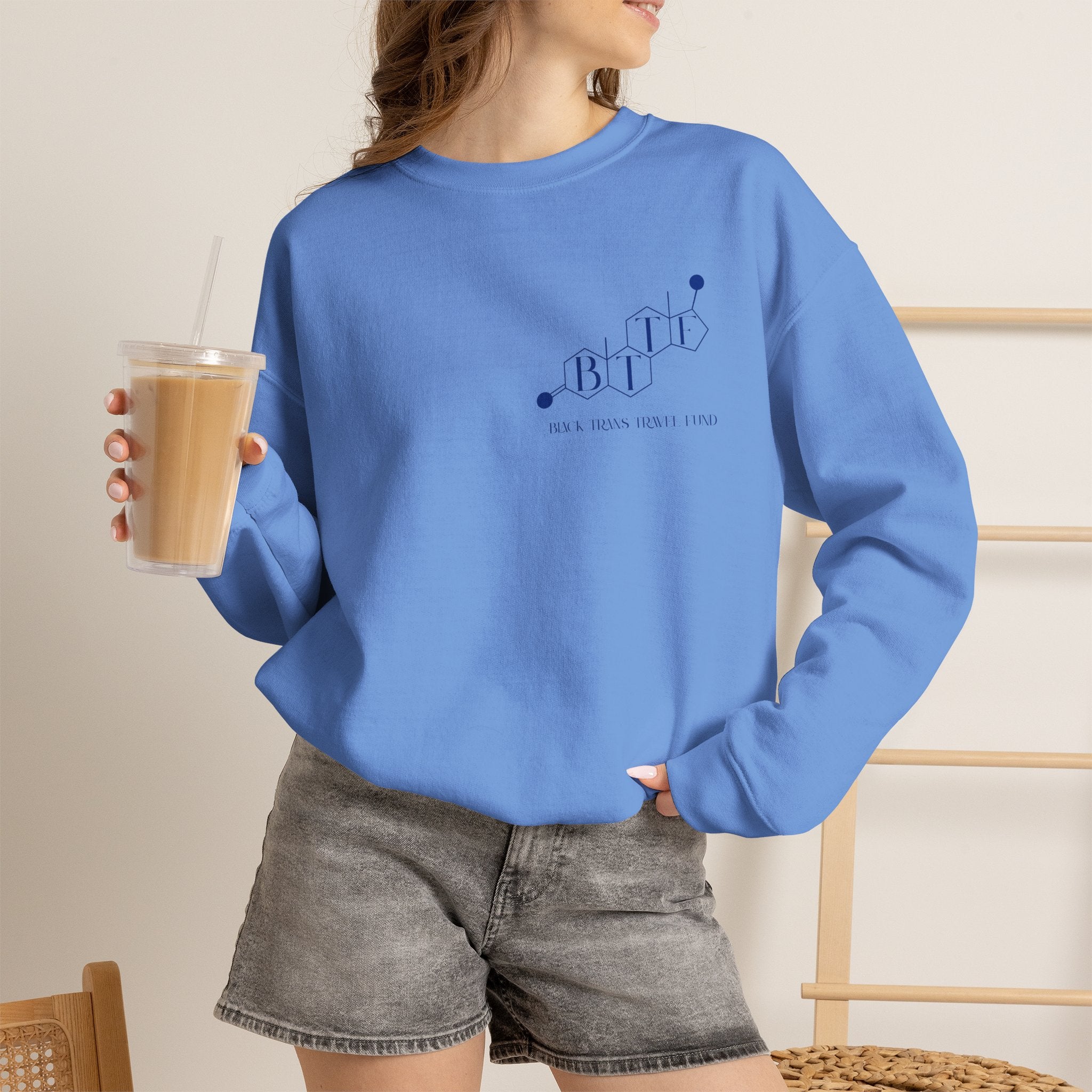 BTTF - Black Trans Travel Fund Unisex Crewneck Sweatshirt