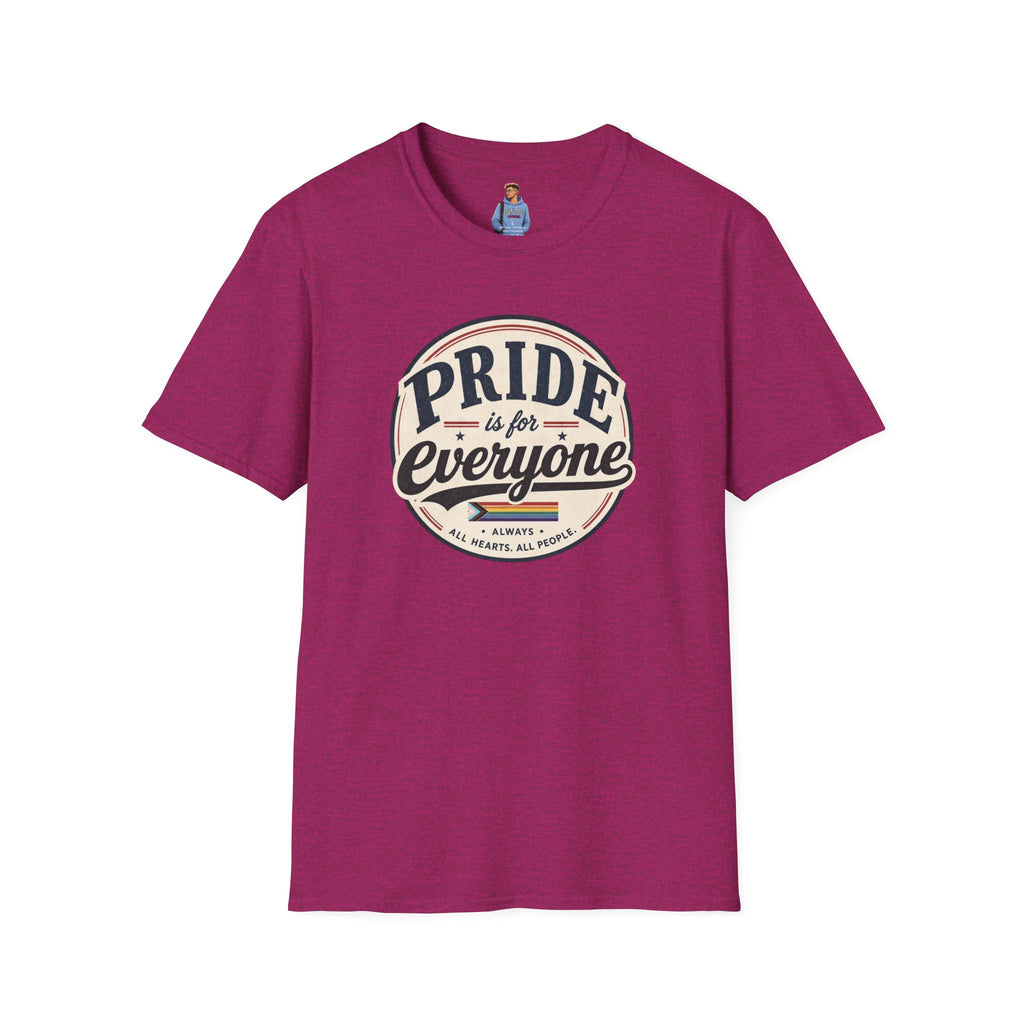 Pride Is for Everyone T-Shirt — Inclusive Retro Pride Tee