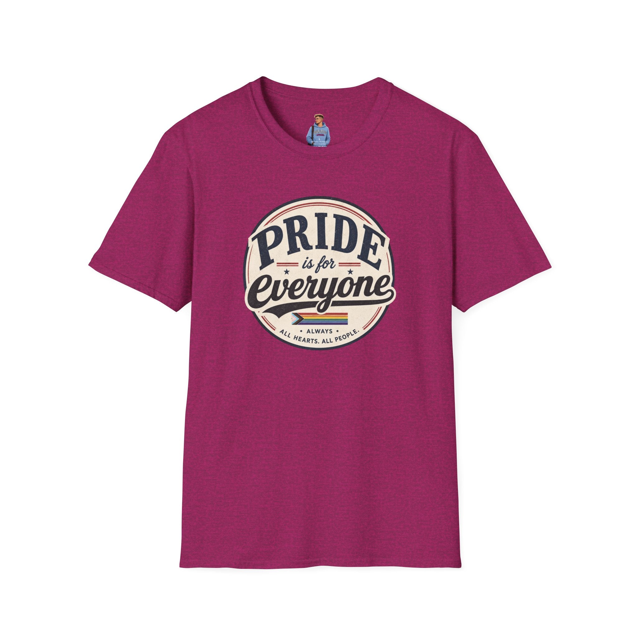 Pride Is for Everyone T-Shirt — Inclusive Retro Pride Tee