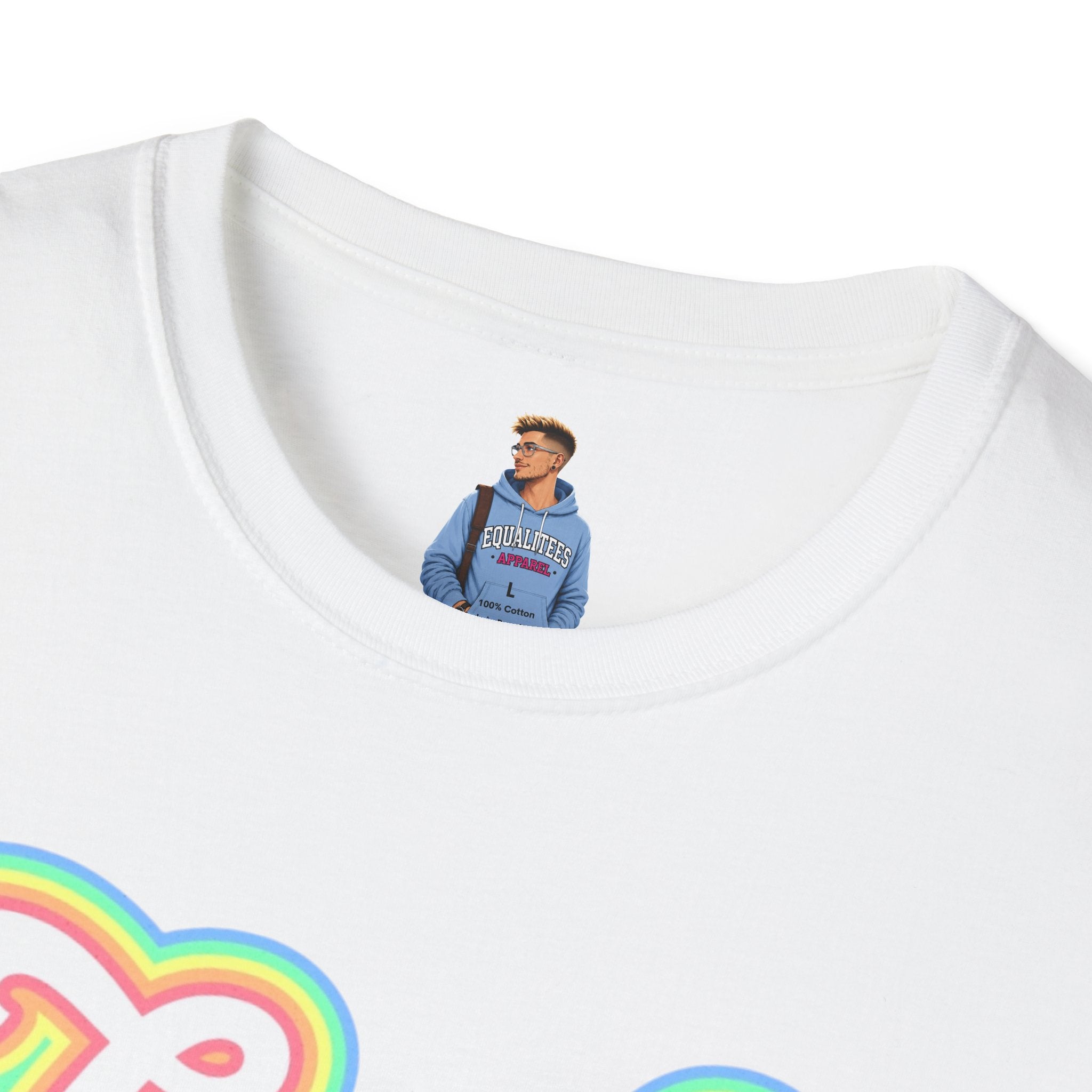 Love Wins Unisex Softstyle T-Shirt - Positive Vibes for Pride and Everyday Wear