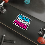 Die-Cut Stickers - BLACK TRANS POWER