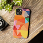 Colorful Geometric Tough Phone Case for iPhone