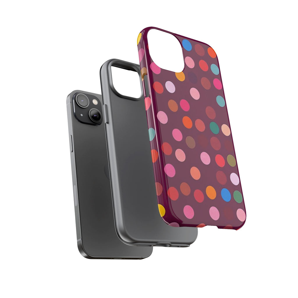 Polka Dot Tough Case for iPhone