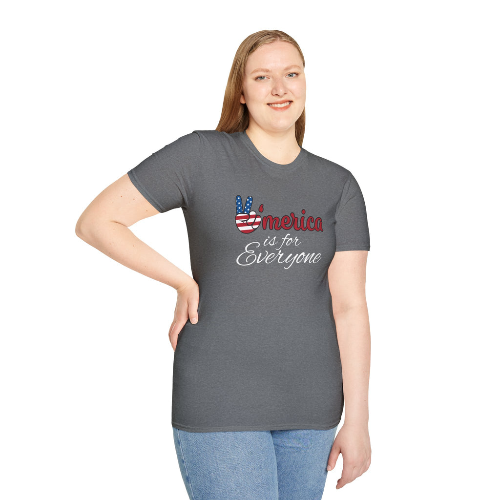 'Merica is for Everyone - Softstyle Unisex T-Shirt