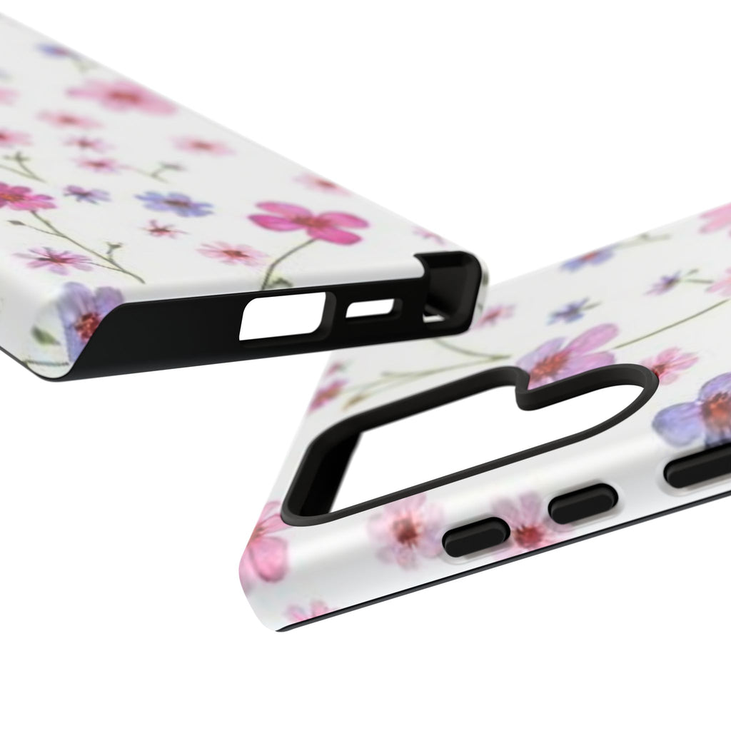 Pink Wildflower Tough Case for Android