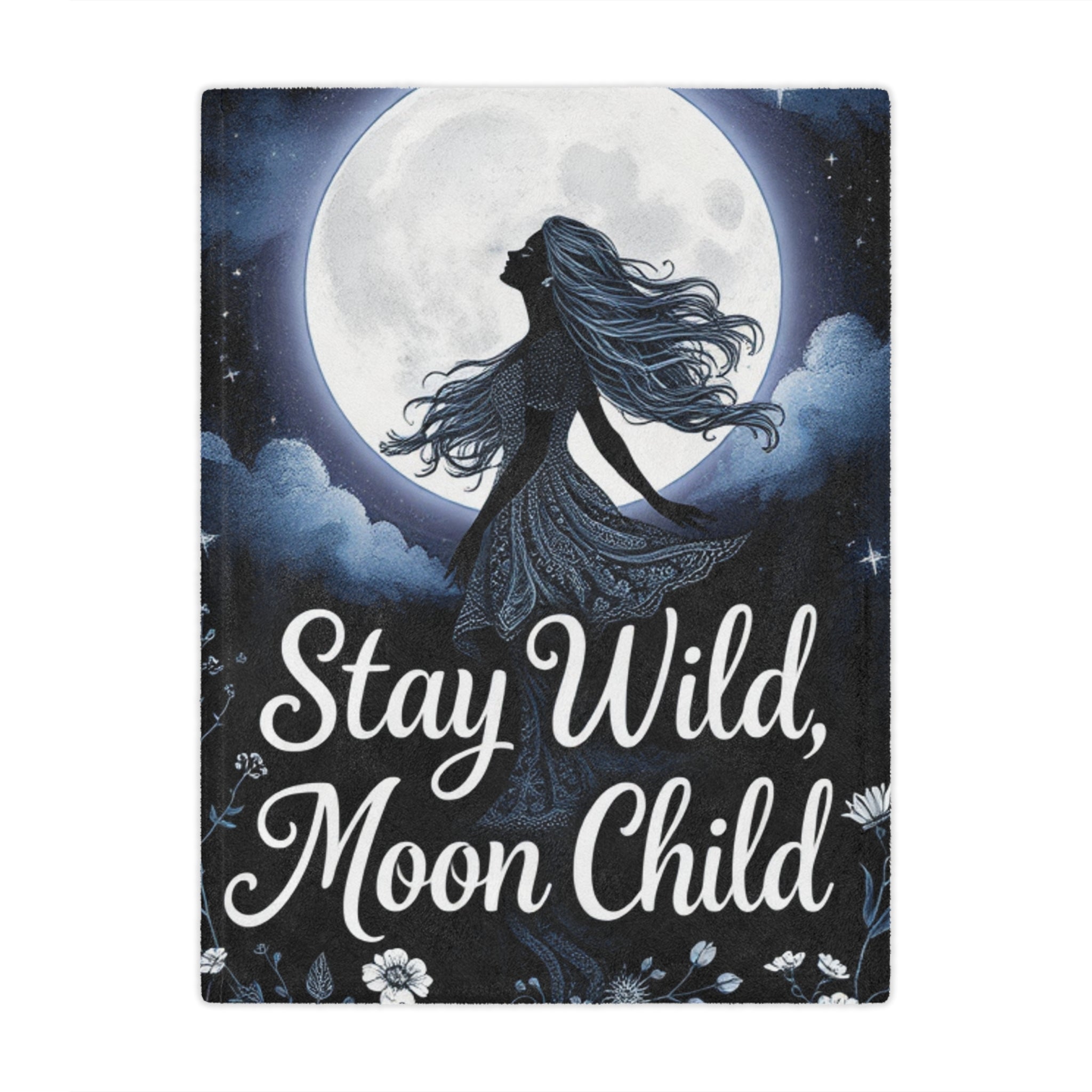 Stay Wild, Moon Child - Microfiber Blanket