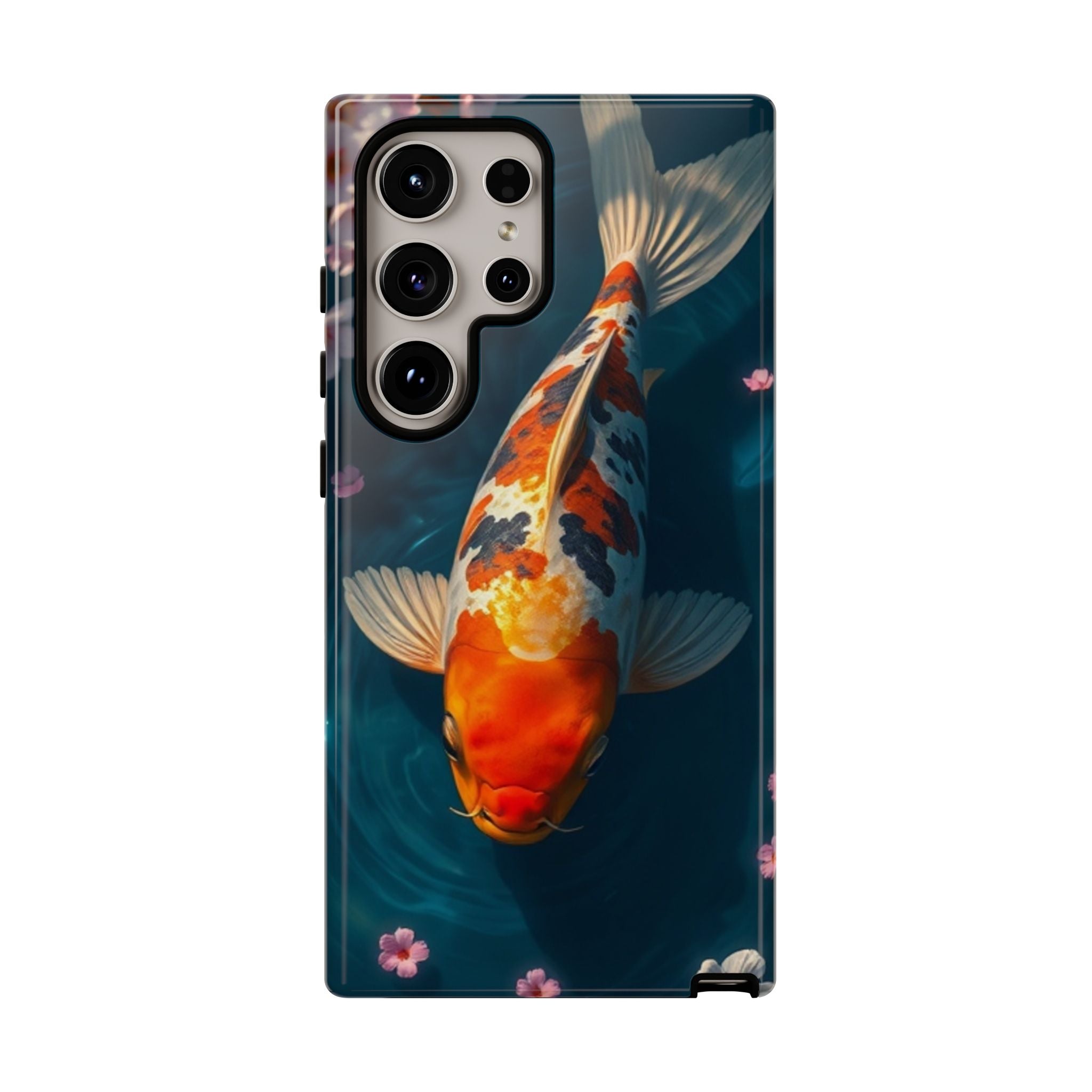 Peaceful Koi Cherry Blossom Tough Cases For Android & iPhone