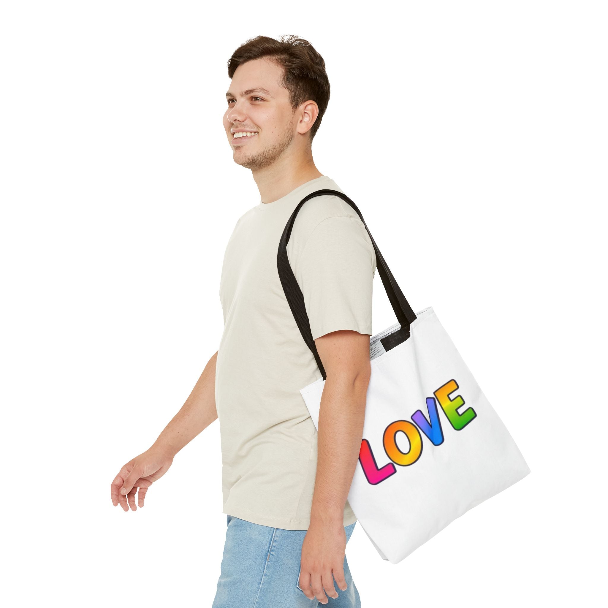 Rainbow Love Tote Bag