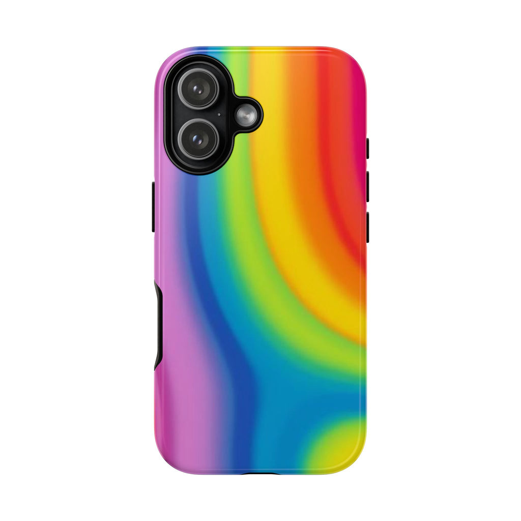 Rainbow Swirl Tough Phone Case for iPhone