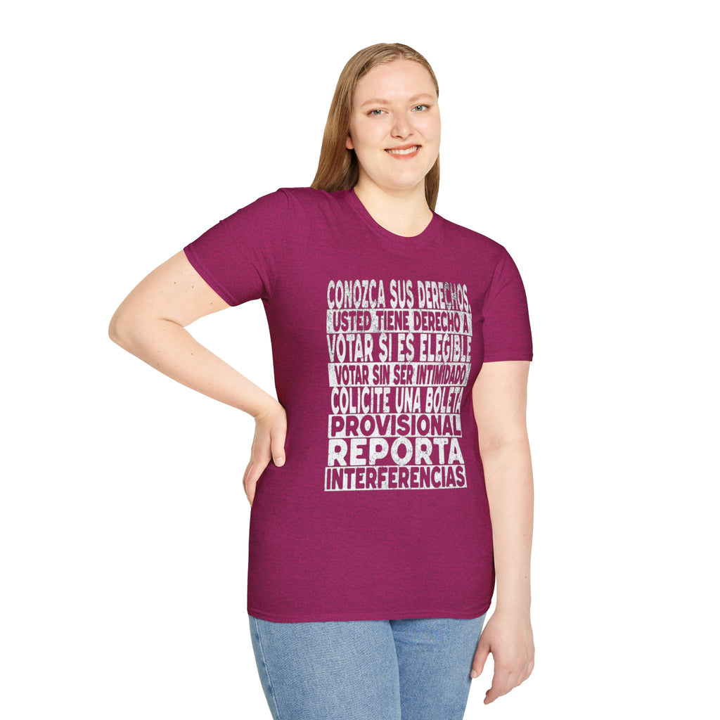 Know Your Voting Rights Spanish T-Shirt