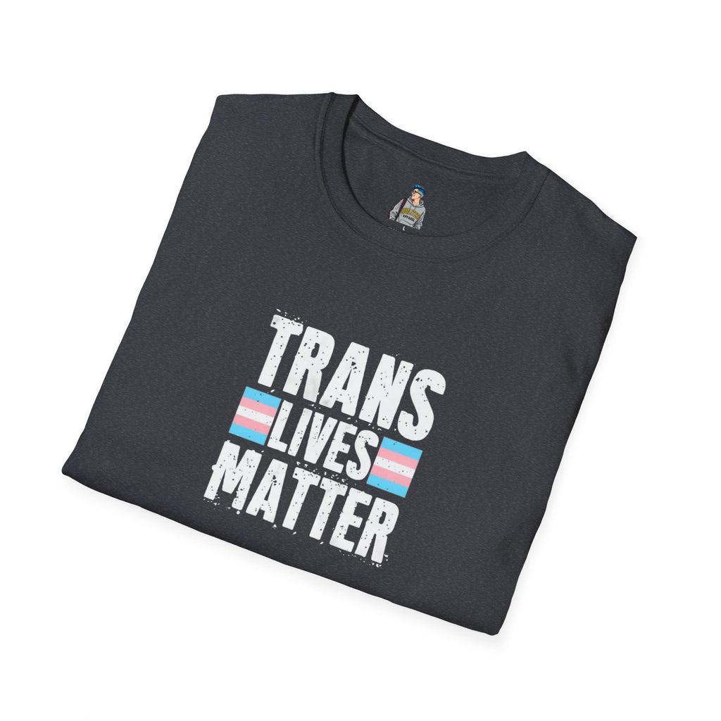 Trans Lives Matter Unisex Softstyle T-Shirt - Support LGBTQ+ Rights