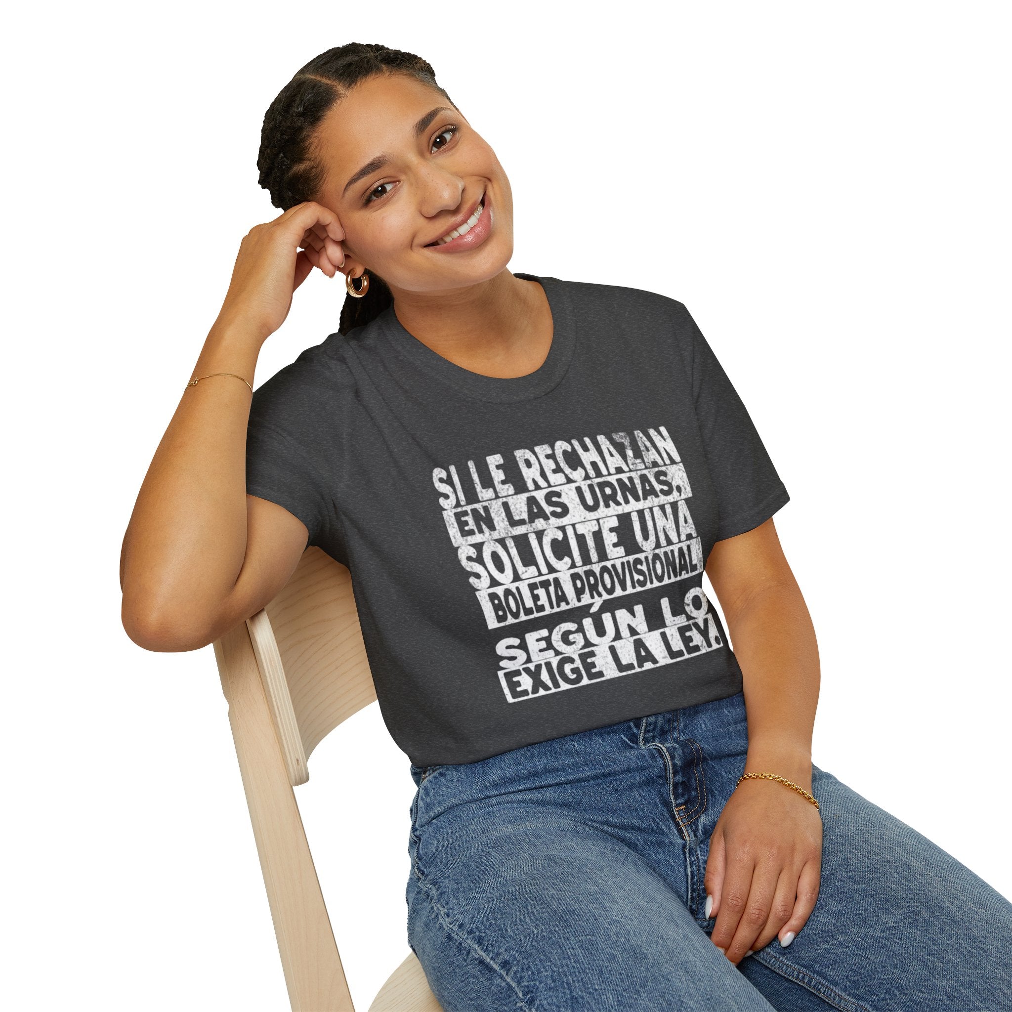 NO SE DEJE INTIMIDAR. Know Your Rights Voting Tee-Spanish