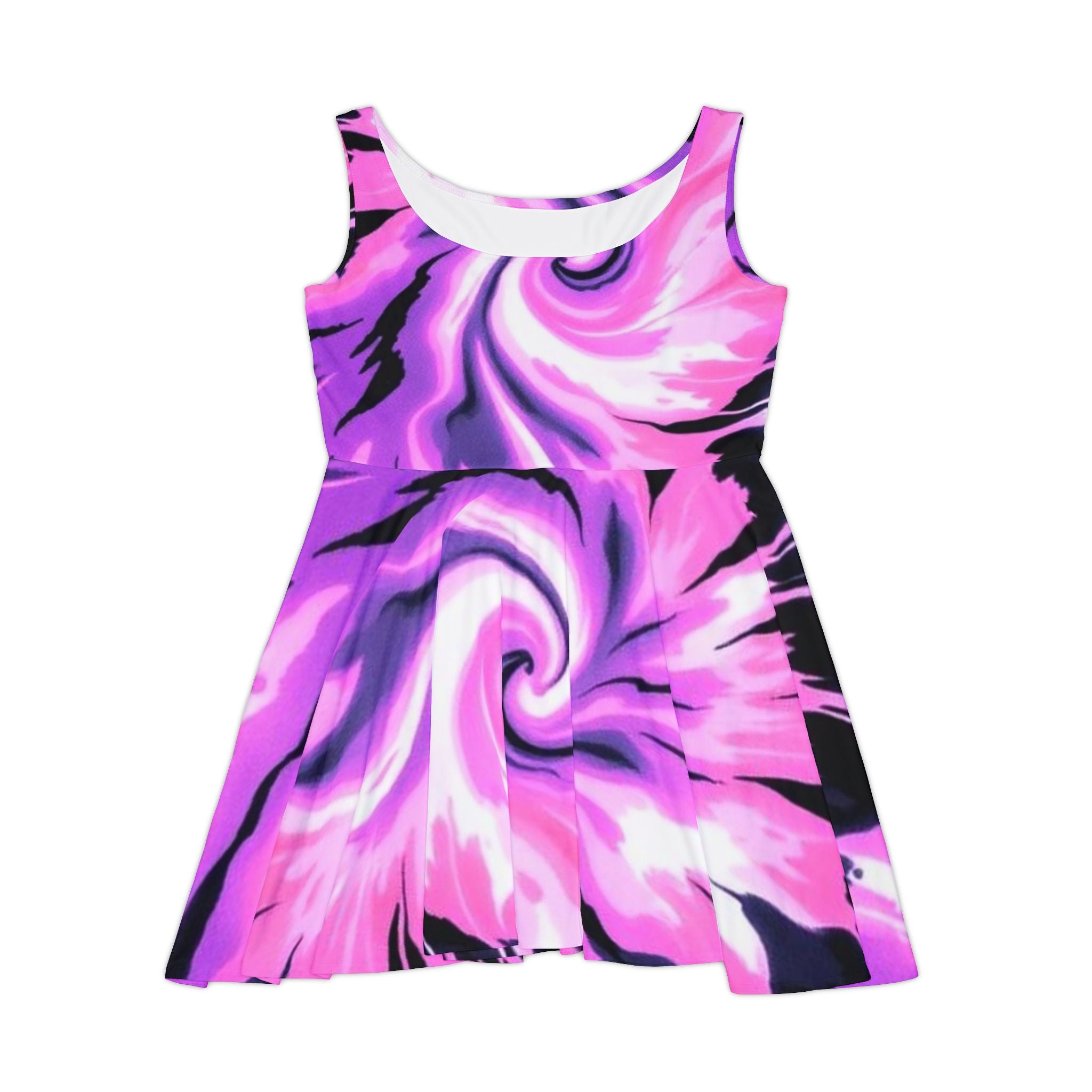 Tie-Dye Skater Dress - Perfect for Summer Outings & Festivals